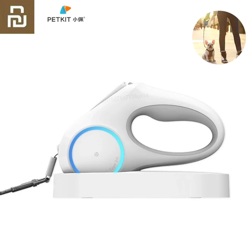 Youpin PETKIT Выдвижной Поводок для домашних животных собака Тяговая веревка Гибкая