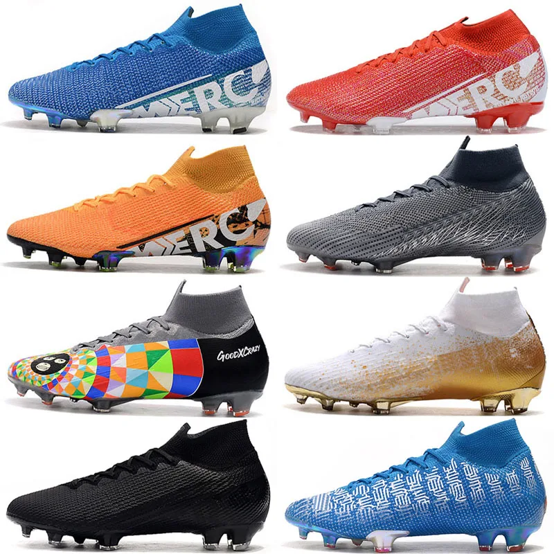 

High Tops Mens Football Boots Under The Radar Mercurial Superfly VII 360 Elite FG Soccer Shoes ACC Superfly 7 soccer shoes