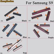 ChengHaoRan 1 комплект для samsung Galaxy S9 чехол для телефона гибкий шлейф для громкость, выключение звука Кнопка сбоку запасные части для замены