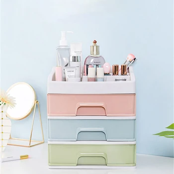 

Cosmetic Storage Box Drawer Plastic Cosmetic Storage Box Jewelry Box Cosmetic Brush Holder