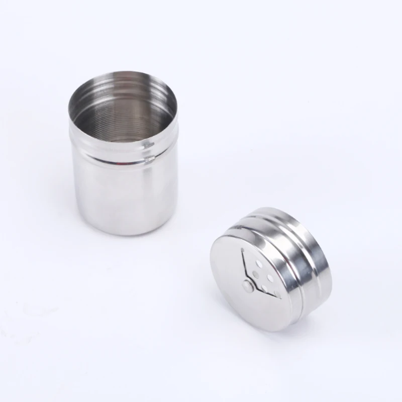 Camping seasoning bottle outdoor barbecue seasoning pot set stainless steel portable kitchen seasoning bottle seasoning pot