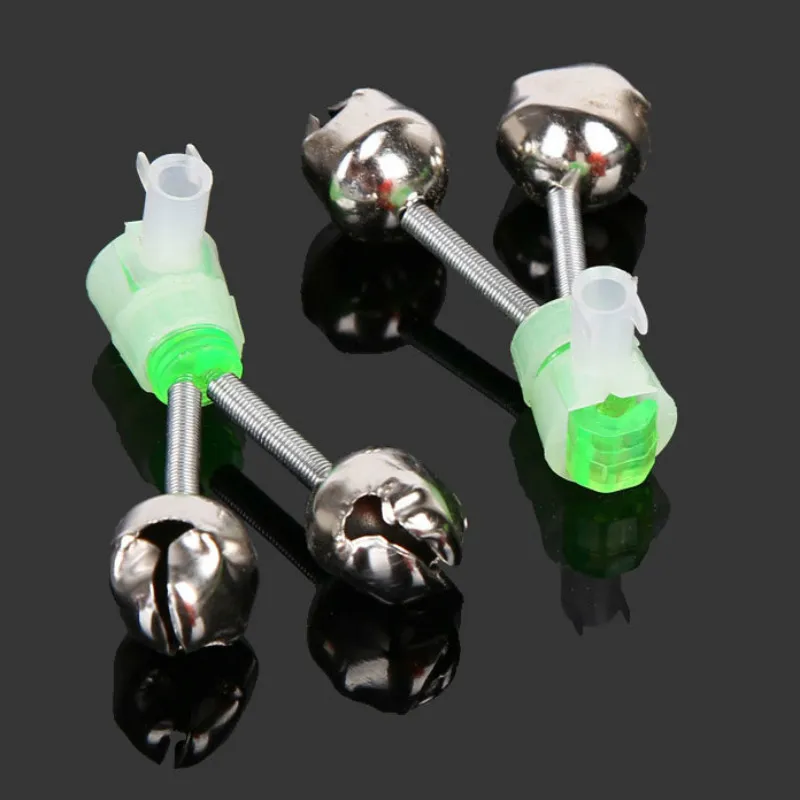 Fishing Bell Bite Alarms Fishing Rod Clamp Tip Clip Bells Ring Carp Fishing Accessories Tackle Fish Alarm