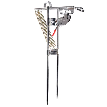 

Adjustable Full Metal Automatic Lifting Bracket Rest Stand Support Holder Fish Tools Device Double Spring Fishing Rod Fort