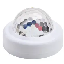 Lampe boule magique à LED pour maison, voiture, vacances, maison privée, contrôle du son, lumière d'ambiance, batterie, DJ, musique