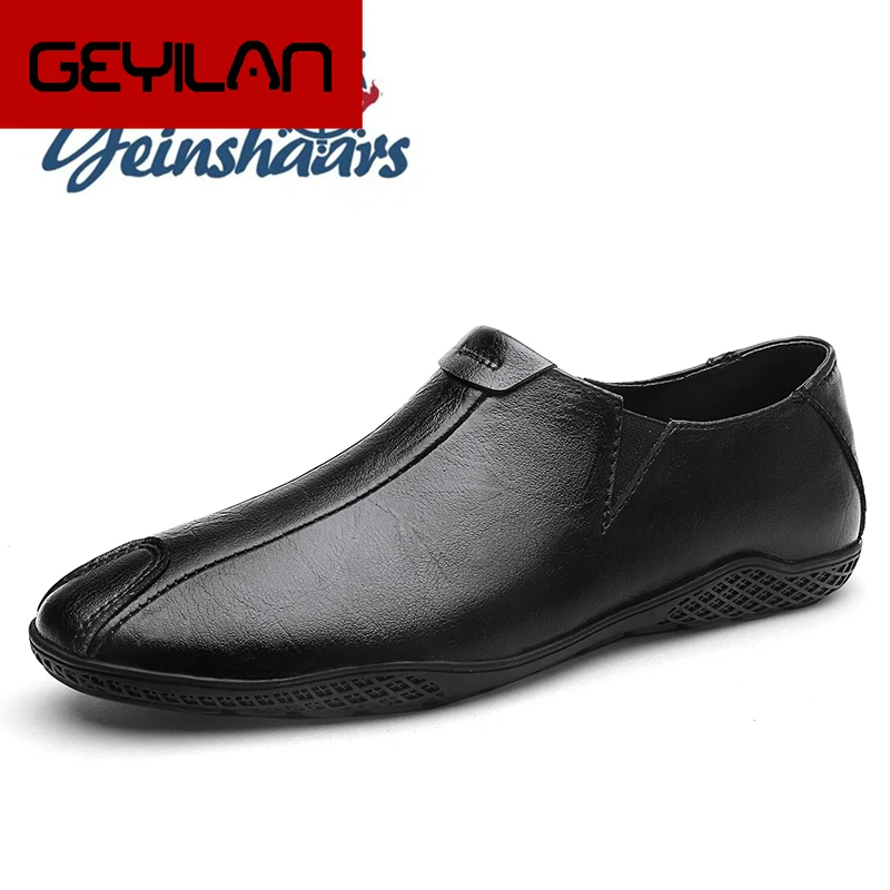 

Mens Dress Shoes Business Bureau Loafers Spring Autumn Non-Slip Gents Elegantes Shoe Handmade Casual Slip on Footwear Mocasines