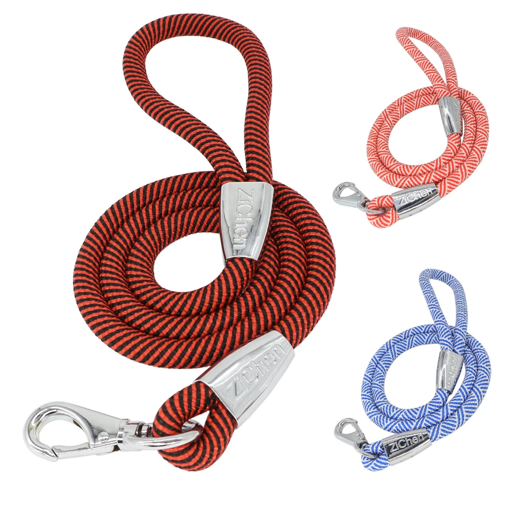 Dog Leash Solid 1.4cm Nylon Durable Material Sturdy Buckle Metal For
