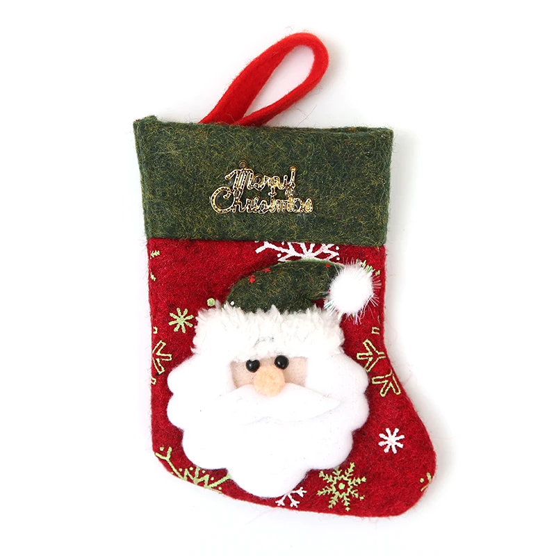1 шт Рождественское украшение Санта Снеговик Олень карманная вилка, нож, столовые приборы держатель сумка для дома вечерние столовые приборы