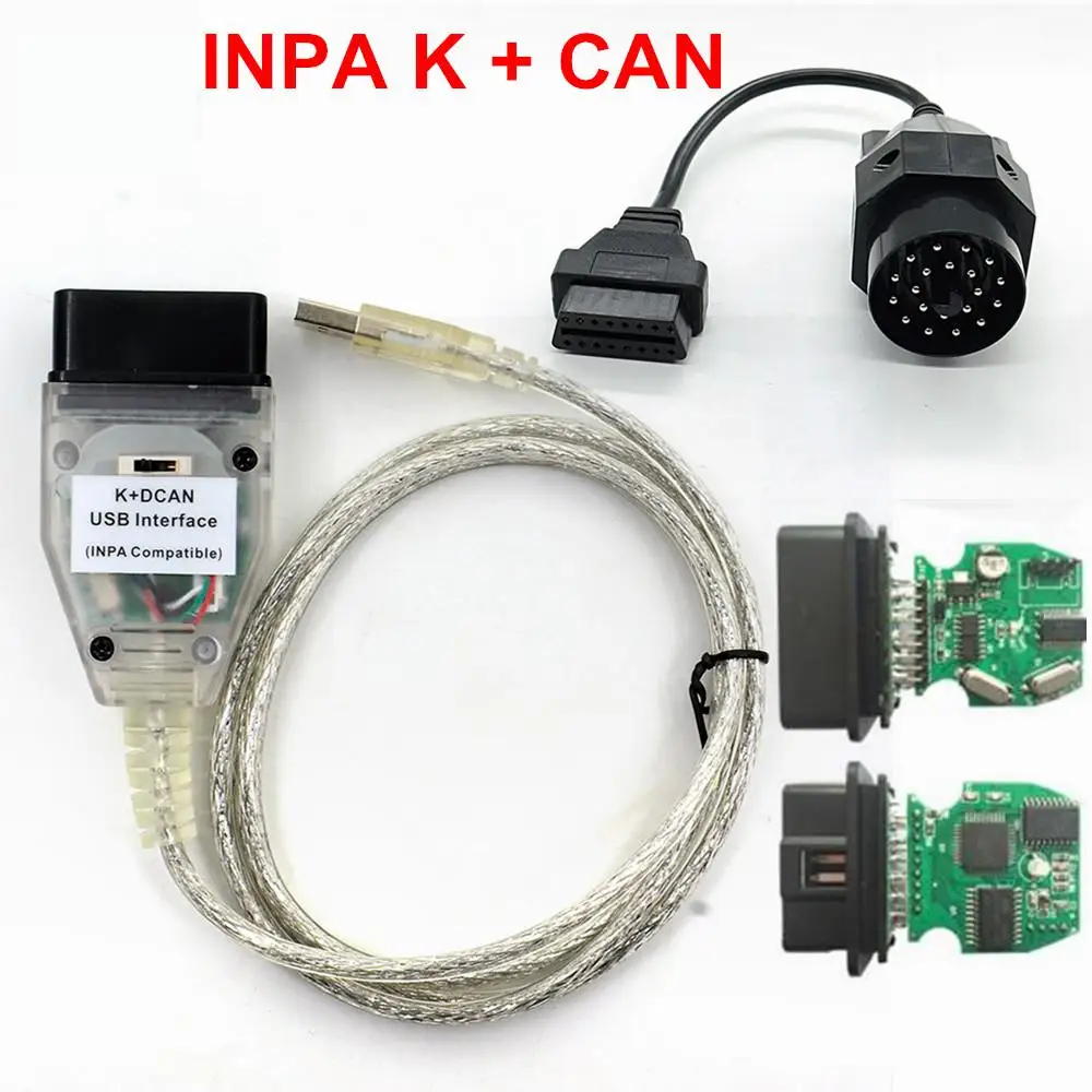 2018 VSTM For BMW INPA K+CAN K CAN With FT232RL Chip with Switch for DCAN USB Interface Cable 20PIN | Автомобили и мотоциклы