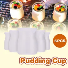 Удобные Экономичные одноразовые 5 шт молока кухня День Рождения Чашки для пудинга окружающей среды пластик мороженое мусс йогурт торт