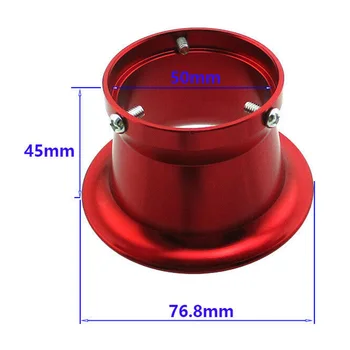 

50mm Velocity stack Carburetor Interface Turbine Angular Funnel Useful