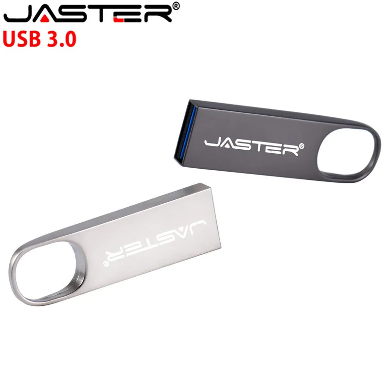 JASTER USB 3,0 металлический USB флеш-накопитель 64 ГБ 32 ГБ 16 ГБ 8 ГБ 4 ГБ USB флешка металлическая ручка-накопитель реальная емкость(более 10 шт. бесплатный логотип
