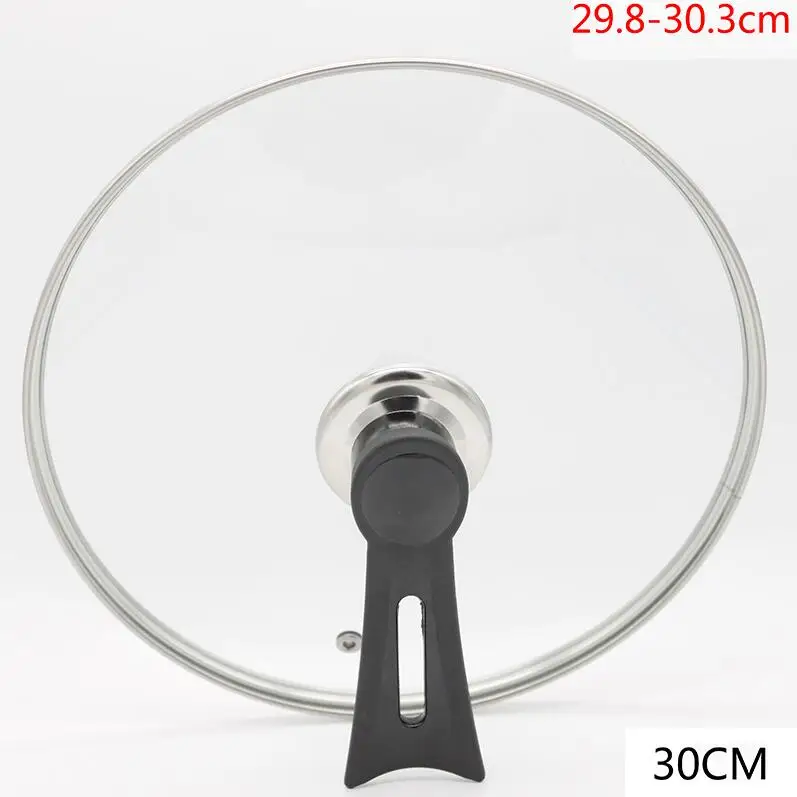 30CM Style B Крышка кастрюли кухонная посуда плита Замена Ручка для крышек от кухонной посуды Крышка для кастрюли круговая ручка с винтом сковорода рукоятка Крышка - Цвет: 30CM Style B