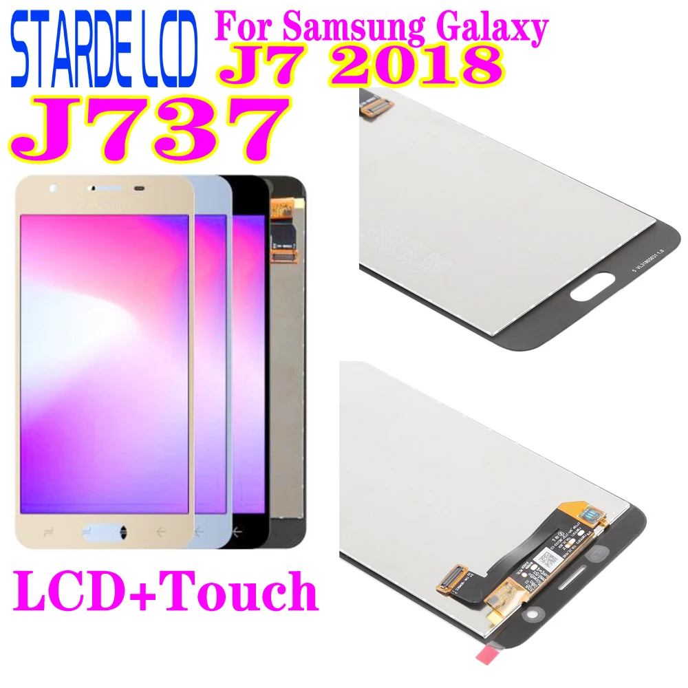 Original LCD For Samsung Galaxy J7 J737 LCD J737A J737P J737V J737T LCD Display Touch Screen Digitizer Replacement Parts
