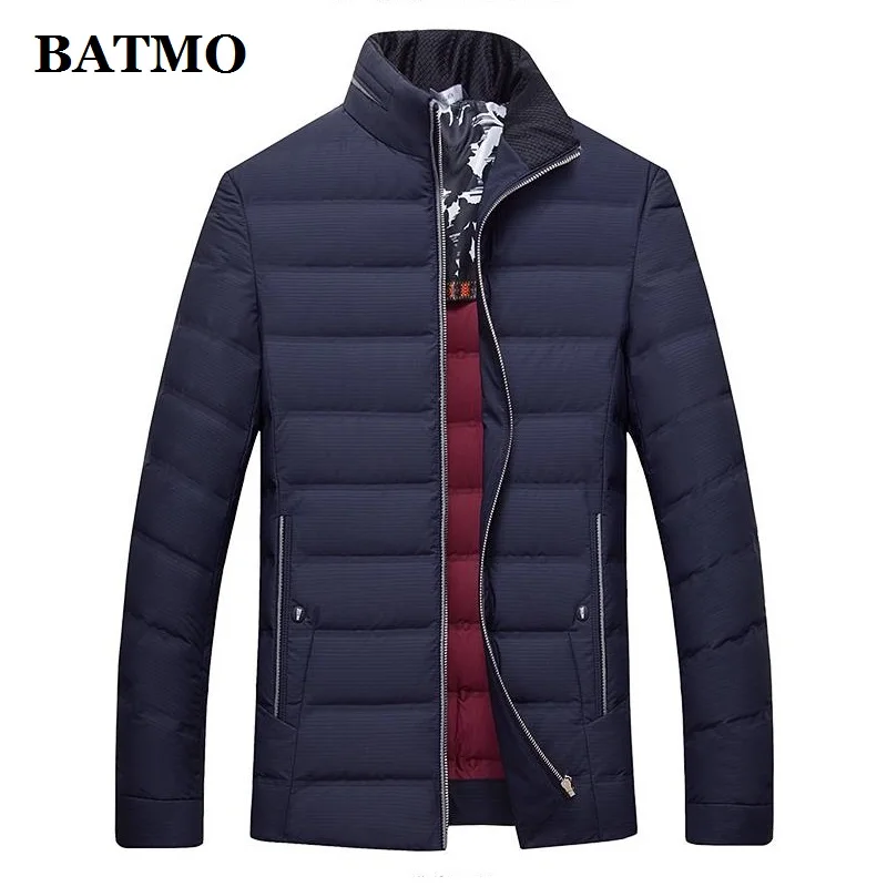 BATMO Новое поступление высокого качества 80% Белые куртки на утином пуху мужские зимние парки больших размеров L-7XL 1690
