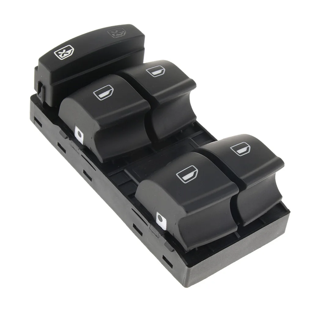 Master Power Window Switch Compatible for Audi A3 A6 S6 Q7 2005-2012 Driver Side Window Switch 4F0959851F
