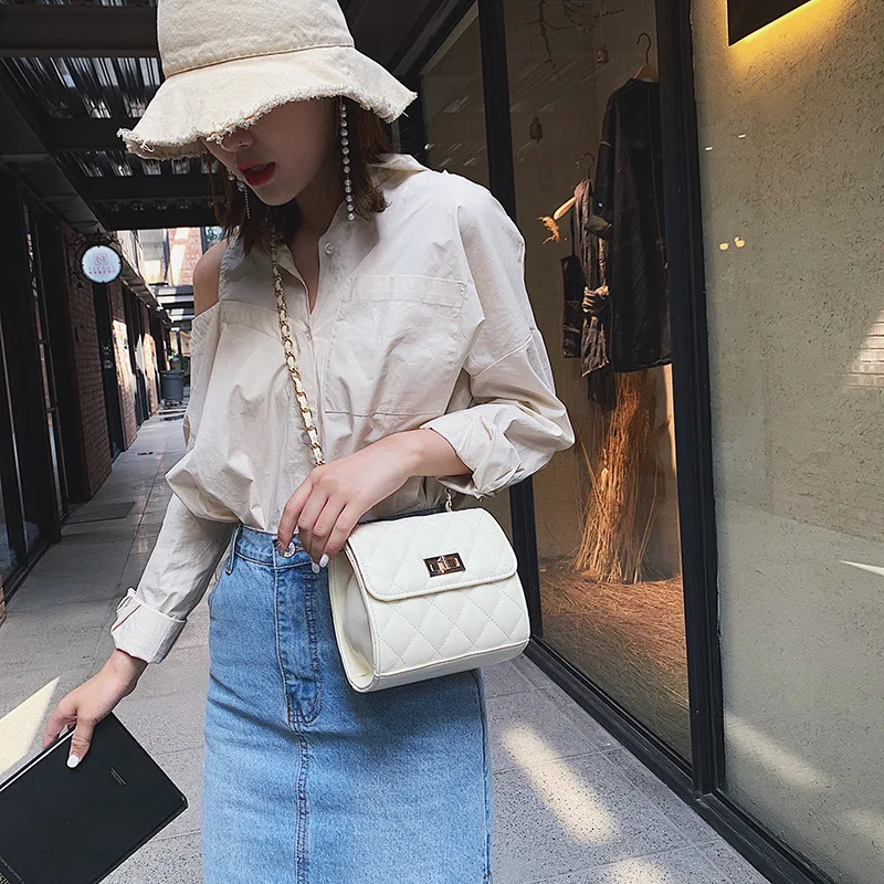 

Summer Mini Small Bag 2019 New Style WOMEN'S Bag Rhombus Chain Bag Purse (Size) Crossbody Bag