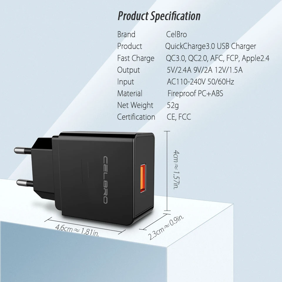 Quick-Charge-3-0-USB-Fast-Charger-QC3-0-Rapid-Wall-Charger-Adapter-for-Samsung-Xiaomi (4)