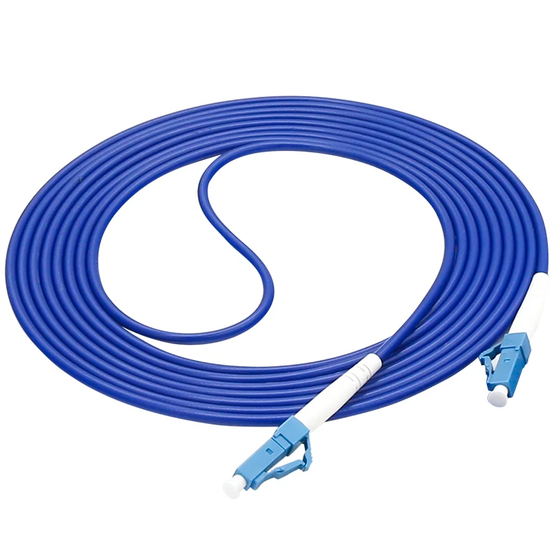 10 шт. высокое качество LC UPC 3 метра/5 метров/10 метров 9/125 симплексный одномодовый бронированный волоконно-оптический патч-корд кабель