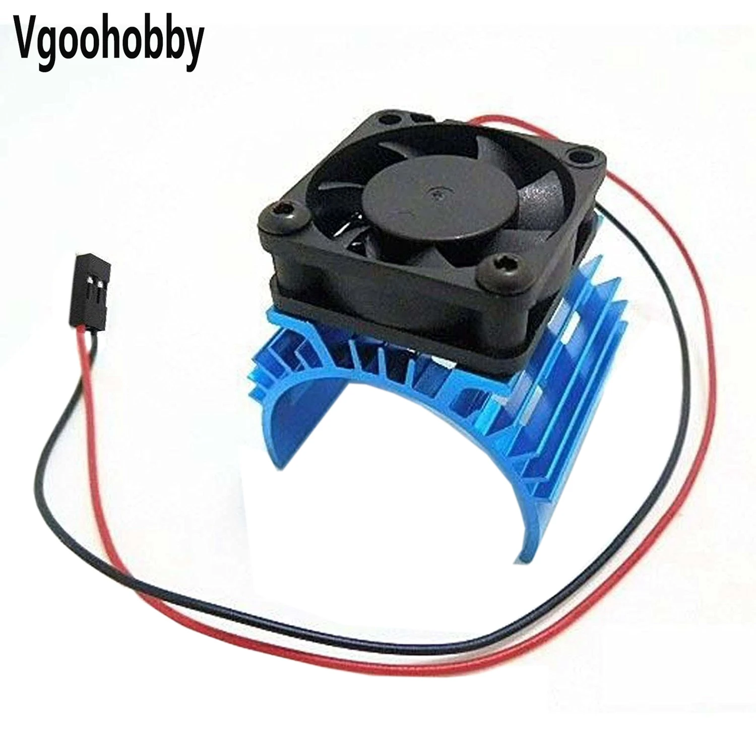Alloy Heat Sink Heatsink With 5v Cooling Fan For 1/10 Car 540 550 3650