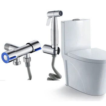 Dofaso toilet flushing sanitary device bidet shattaf  Corner Valve Bidets Faucets Function Bidet Hand bathroom Bidet Sprayer 1