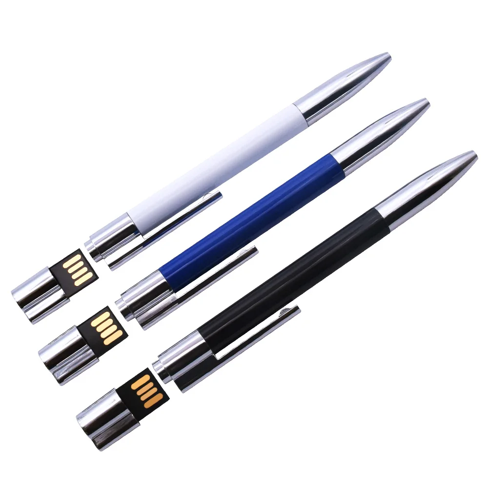 Классическая шариковая ручка, usb флеш-накопитель, 128 Мб, 4 ГБ, 8 ГБ, 16 ГБ, 32 ГБ, Usb 2,0, флеш-накопитель на заказ, более 10 шт., бесплатный логотип