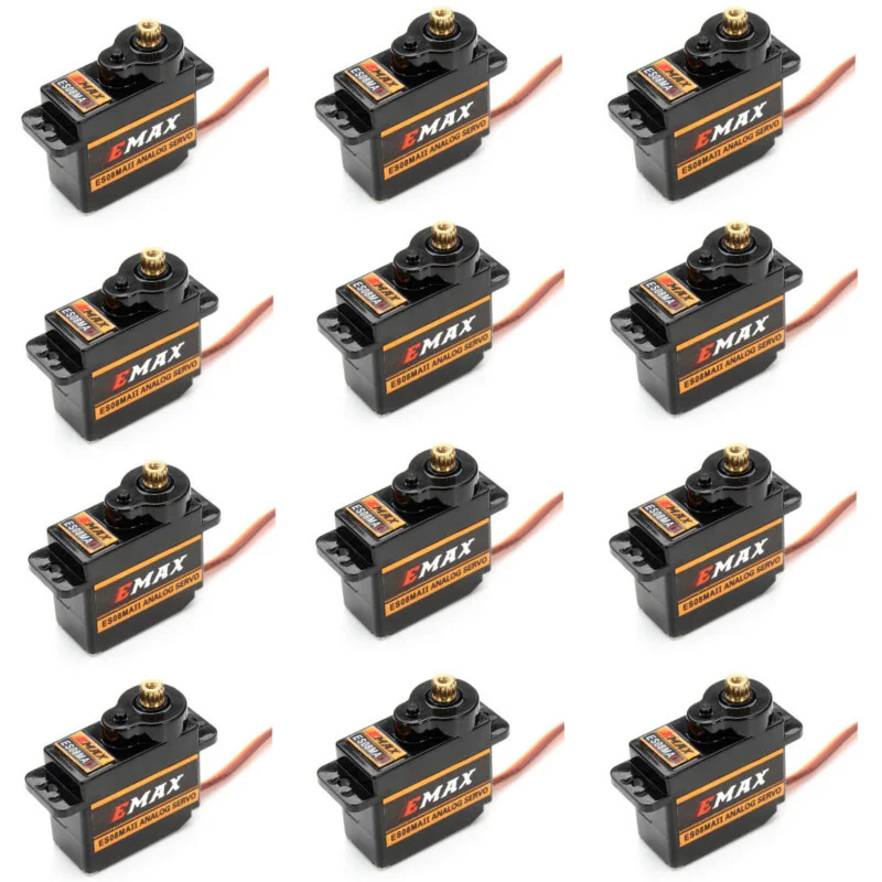 EMAX ES08MAII 12g Mini Metal Gear Analog Servo for Rc Hobbies Car Boat Helicopter Airplane Rc Robot Spare Part