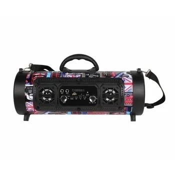 

Jinreach M17 Portable Wireless Bluetooth Speaker Multifunctional Bass Surround LED Outdoor Speaker With Mic Support TF Card USB