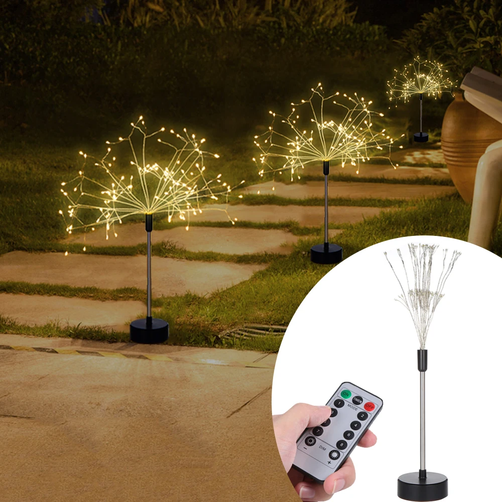 Remote Control USB Night Light 120 LEDs Branch Tree Lights Table Lamp Indoor Outdoor Artificial Decoration IP44 for Bedroom Home