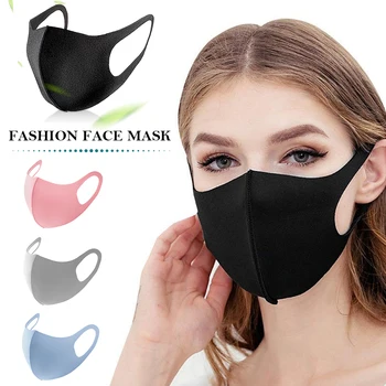 

5Pcs/Lot Sponge Face Mask Washable Dustproof Masks Masque Breathable Reusable mascherine Anti Smoke Mask Face Shield mascarillas