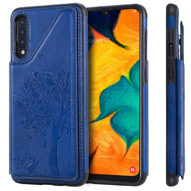 Для Coque samsung A50 чехол 3D тиснение Роскошный кошелек магнит Etui для samsung Galaxy A50 Чехол samsung A50S A 50 S Чехол флип