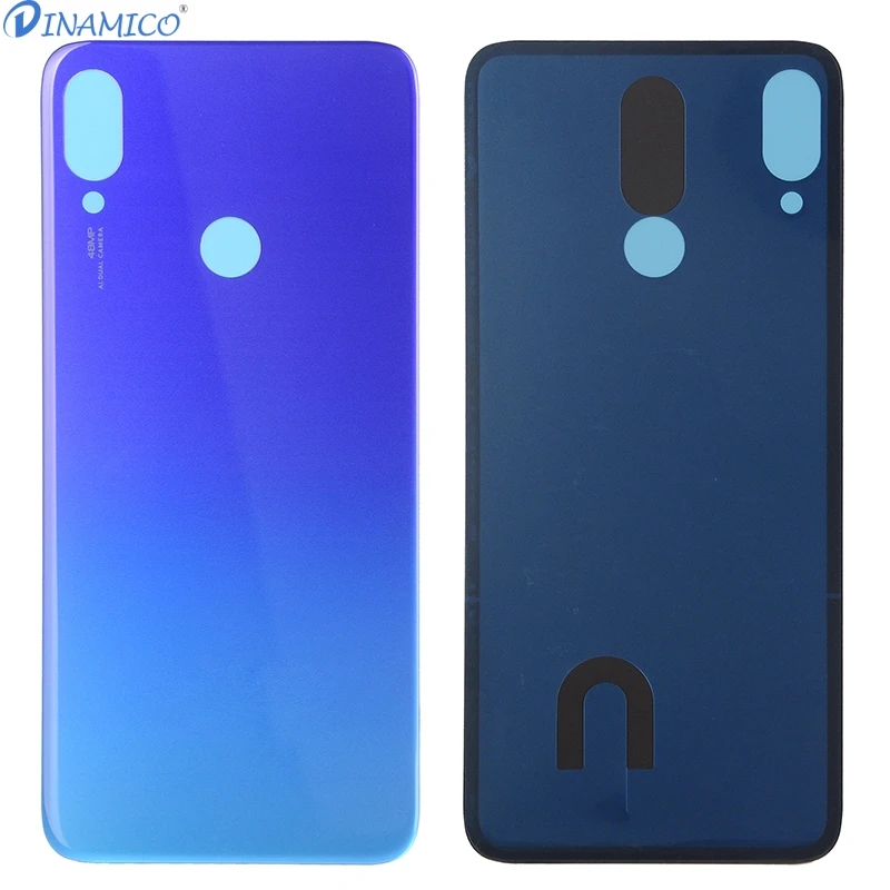 Dinamico Note 7 Задняя стеклянная крышка для Xiaomi Redmi Note 7 задняя крышка аккумулятора стеклянная панель Задняя крышка корпуса Дверь+ Инструменты