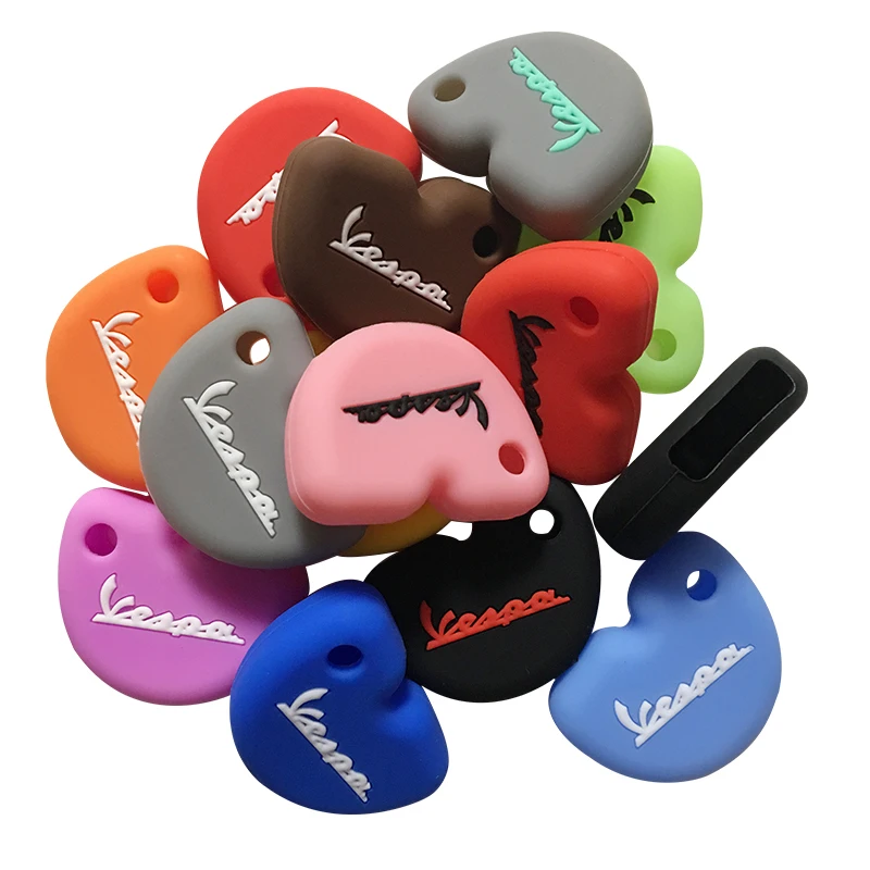 Silicone Key Case Cover for Vespa Piaggio Sprint Gts Enrico GTS300 946 LX150 Fly125 3vte Motorcycle Alarm