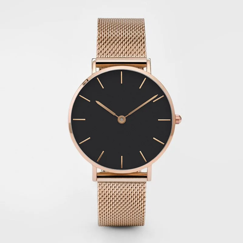 Reloj mujer Роскошные Брендовые женские часы из нержавеющей стали Кварцевые женские часы 38 мм montre femme женские часы
