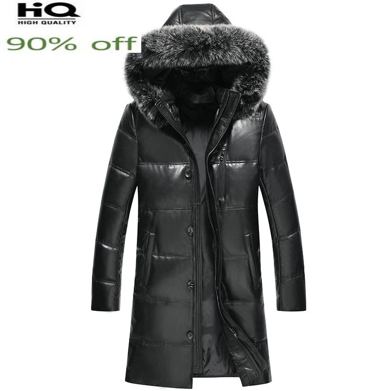 アウトレット 販売 店 メンズ本革ジャケット シープスキンジャケット フード付きコート キツネの毛皮の襟 22 秋冬 公式通販安い Www Carnavalkids Com