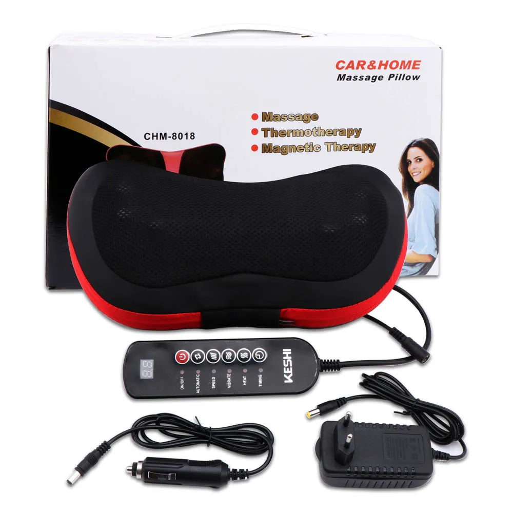 Купить Массажную Подушку Для Шеи Недорого