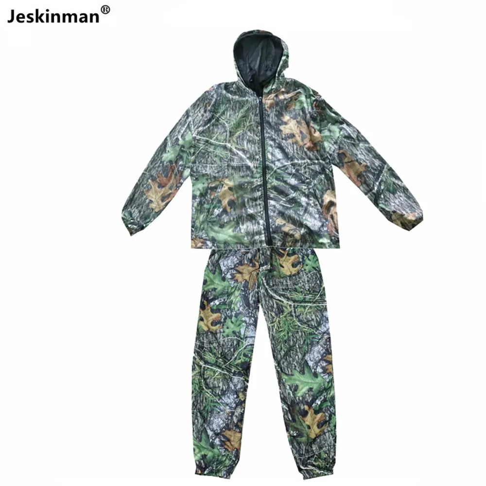 Summer Large Size Ultra Thin Hunting Fishing Clothes Sun-Protection Bionic Camouflage Hunting Suit Anti-Mosquito Fishing Suit