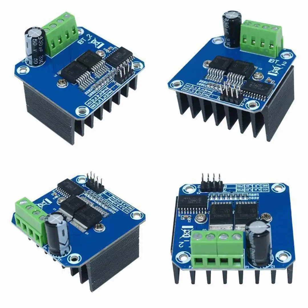 Драйвер h. Bts7960 arduino. модуль драйвера электродвигателя bts7960. двойной драйвер шагового двигателя постоянного тока bts7960, 43a . h-bridge pwm.