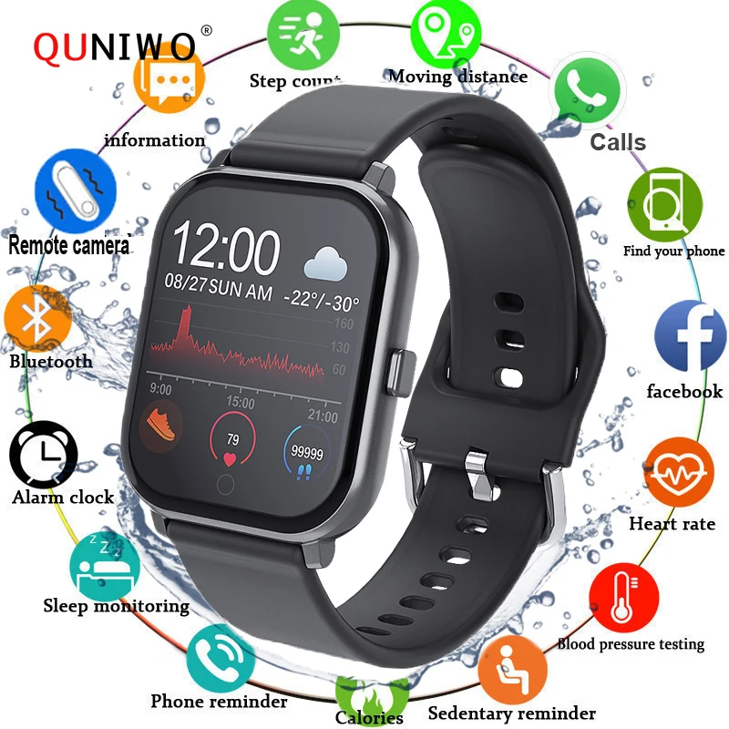 

2020 Smart Watch Activity Fitness Pedometer Health Heart Rate Sleep Tracker Ip67 Waterproof Sport Watch for Men Women Smartwatch