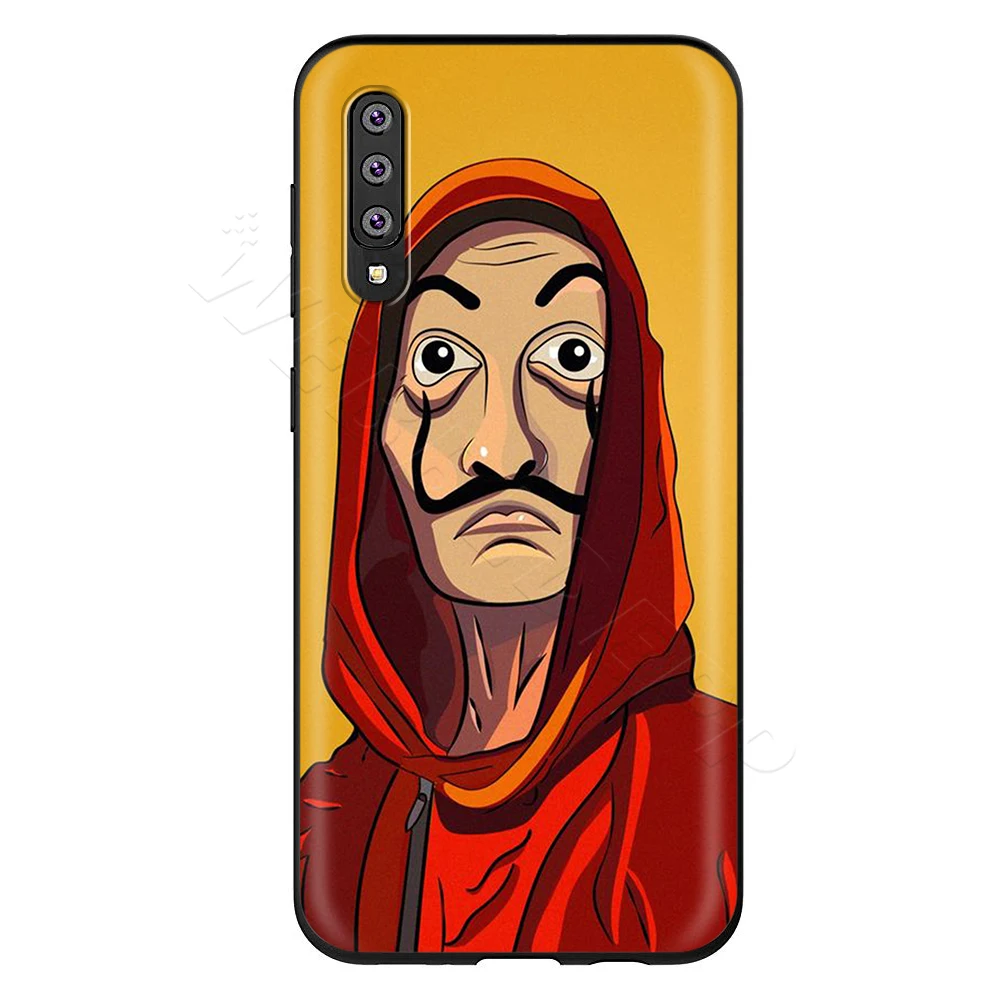 Webbedepp La Casa De Papel чехол для samsung Galaxy S7 S8 S9 S10 Edge Plus Note 10 8 9 A10 A20 A30 A40 A50 A60 A70 - Цвет: 1