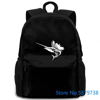 

Marlin Sailfish More and Colors Harajuku The New women men backpack laptop travel school adult student