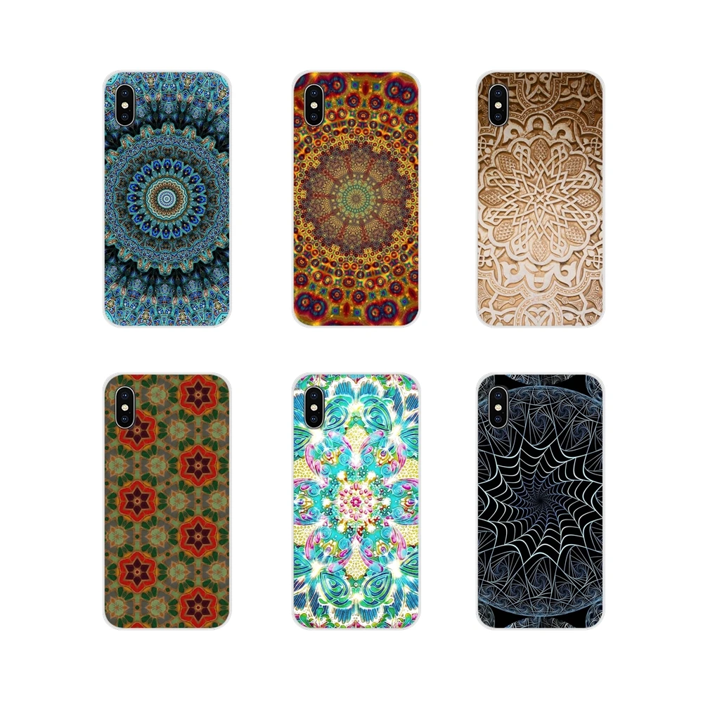 For Xiaomi Mi4 Mi5 Mi5S Mi6 Mi A1 A2 5X 6X 8 9 Lite SE Pro Max Mix 2 3 2S Mobile Phone Skin Case Palace Mosaic Flower Mandala | Мобильные