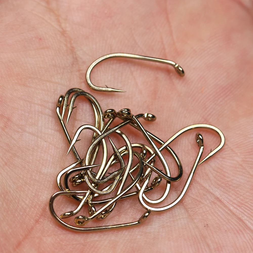 Big Rigs 50 Ganci Per Legatura Mosche Da Pesca Taglia 10 - Altà Qualità Per Ninfe E Mosche Sommerse Ganci Wet Fly Ninfe - Foto 9