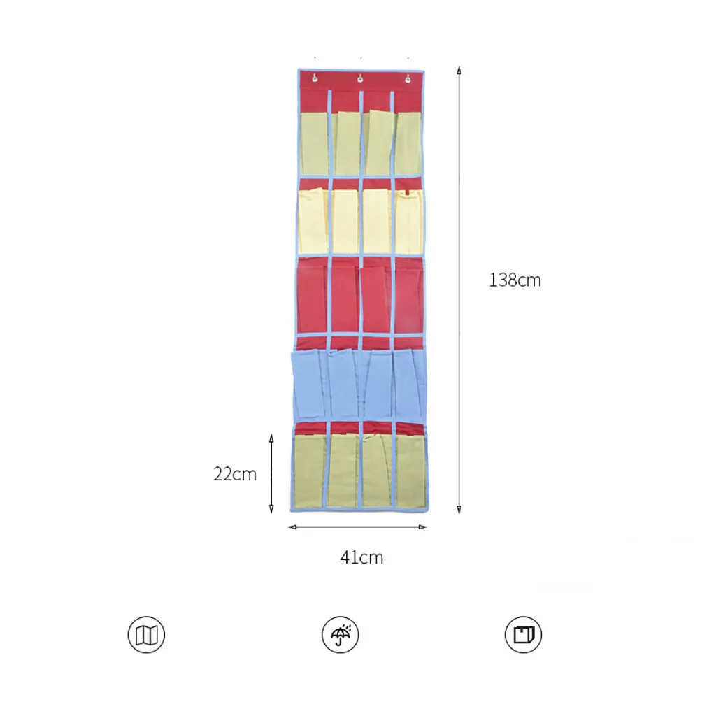Горячая через дверь обувные органайзеры сетчатый держатель для обуви с 28 карманами Висячие туфли пакет подвесной на дверь товары для домашнего хранения