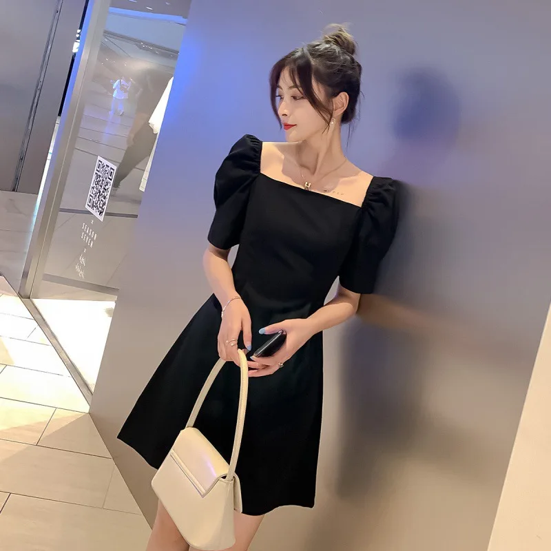 Korean Dress Puff Sleeve | Vestidos Summer Korean Dress
