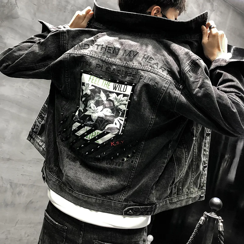 black denim jacket wholesale