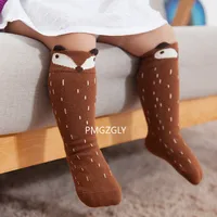 baby Socks Fox Cat Animal print baby Socks  new Cartoon Knee High Long Leg Warmers Boy Girl Children Socks fashion Socks 1