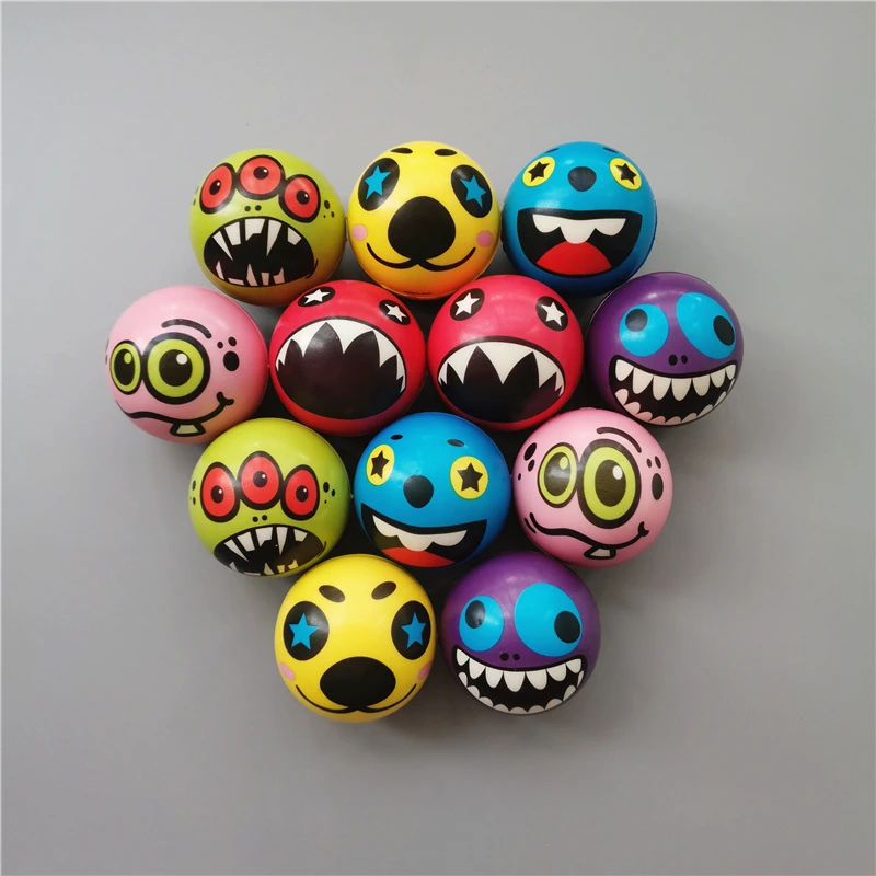 funny face stress ball