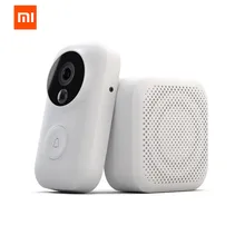 Xiaomi Mijia дверной звонок AI распознавание лица 720P IR двухстороннее аудио-видео Обнаружение движения SMS Push бесплатно домофон облако Stora