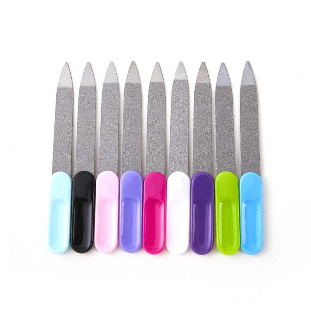 5pcs/Pack Wholesale Double Side Nail Files Buffers Accesorios Tools Sets Supplies Bulk Vendors