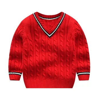 

baby boys sweaters autumn winter European and American children's sweaters ins thickened knitted sweater
